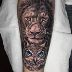 10+ Best Lion And Owl Tattoo Designs