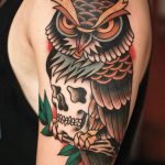 12+ Best Old School Owl Tattoo Ideas