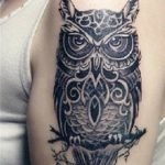 12+ Best Owl Thigh Tattoo Designs
