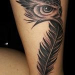 15+ Best Owl Feather Tattoo Ideas And Designs