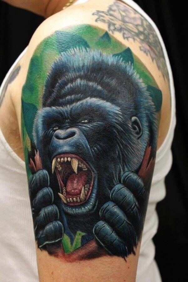 24 Of The Best Gorilla Tattoo Ideas Ever